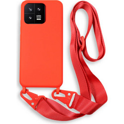 Bodycell Silicon Color Strap Back Cover Red (Xiaomi 13)