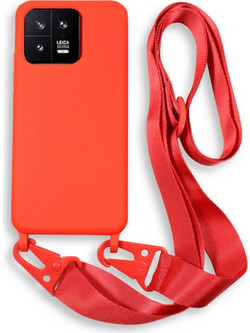 Bodycell Silicon Color Strap Back Cover Red (Xiaomi 13)