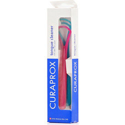 Curaprox CTC 203 Καθαριστές Γλώσσας Ροζ Μπλε 2τμχ