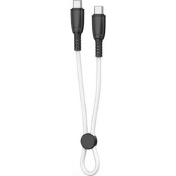 XO NB-Q248B USB-C to USB-C 60W 0.25m White XO-NB-Q248TWH