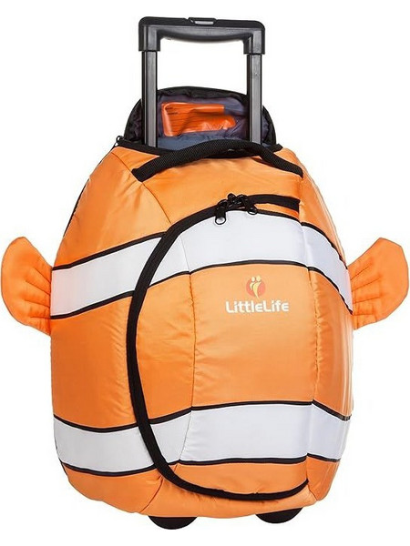 Littlelife Clownfish L11460 Παιδική Βαλίτσα Καμπίνας 45x35x25cm με 2 Ρόδες Πορτοκαλί