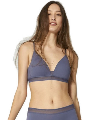 Sloggi Bralette χωρίς Μπανέλα Ανθρακί 10194084-6305