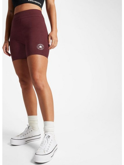 Converse Γυναικείο Κολάν Σορτς Ψηλόμεσο Βαμβακερό Καφέ 10025893