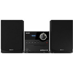 Sharp XLB 517 Micro Ηχοσύστημα Hi-Fi 2.0 45W με CD / Digital Media Player και Bluetooth Black