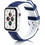 Beline Solid Λουράκι Σιλικόνης Blue / White (Apple Watch 42 / 44 / 45 / 49mm)