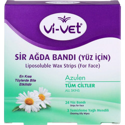 Vi-Vet Azulen Ταινίες Αποτρίχωσης για Πρόσωπο 24τμχ
