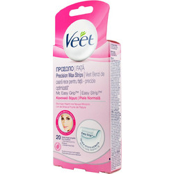 Veet Easy Strip Ταινίες Αποτρίχωσης για Πρόσωπο 20τμχ