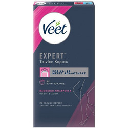 Veet Expert Ταινίες Αποτρίχωσης για Πόδια 12τμχ