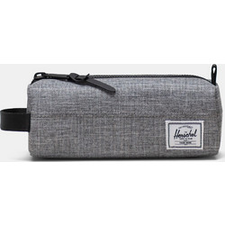 Herschel Settlement Raven Crosshatch Κασετίνα Βαρελάκι Γκρι 30073-00919