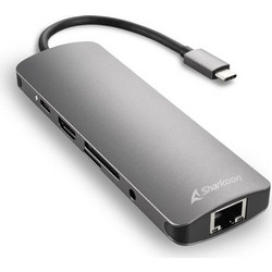 Sharkoon USB-C Docking Station με HDMI 4K PD Ethernet