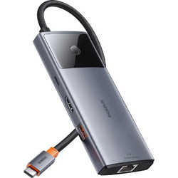 Baseus Metal Gleam Series II USB-C Docking Station με HDMI 4K PD Ethernet