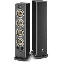 Focal Aria Evo X No3 Ζεύγος Ηχείων Hi-Fi Δαπέδου 300W 3 Δρόμων Black High Gloss