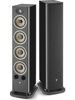 Focal Aria Evo X No3 Ζεύγος Ηχείων Hi-Fi Δαπέδου 300W 3 Δρόμων Black High Gloss