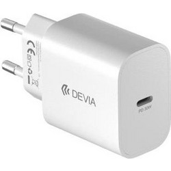 Devia RCE-3005CL Φορτιστής χωρίς Καλώδιο με Θύρα USB-C 30W Power Delivery White