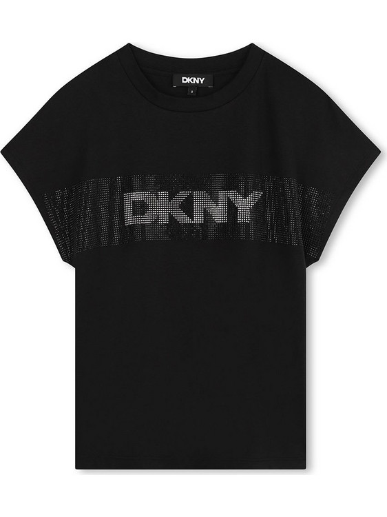 DKNY Παιδικό T-Shirt Κοντομάνικο Μαύρο D62020-09B