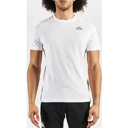 Kappa Cafers Ανδρικό Αθλητικό T-Shirt Λευκό 304J150-001