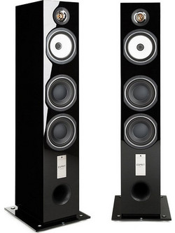Triangle Antal Ez Ζεύγος Ηχείων Hi-Fi Δαπέδου 120W 3 Δρόμων Black Piano