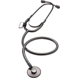 MDF Instruments Basic Καρδιολογικό Στηθοσκόπιο με Μονό Κώδωνα Black BlackOut
