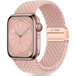 Tech-Protect Nylon Mag Λουράκι Υφασμάτινο Pink (Apple Watch 38 / 40 / 41mm)