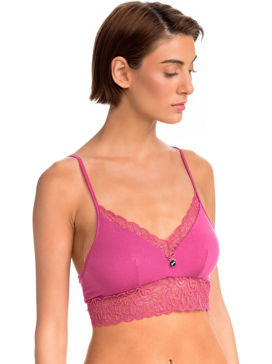 Vamp Bralette χωρίς Μπανέλα Φούξια 14823