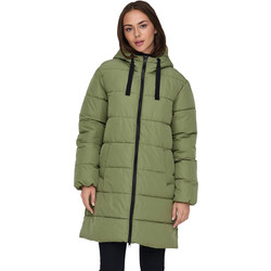 Only Clair Γυναικείο Μπουφάν Χειμωνιάτικο Puffer Μακρύ Χακί 15323232