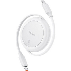 Baseus Free2Pull Mini Retractable USB-C to USB-C 60W 1m White P10364500211-01