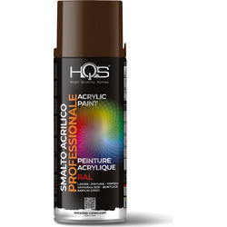 HQS Σπρέι Βαφής Καφέ Μαόνι 400ml RAL 8016