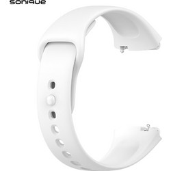 Sonique Color Λουράκι Σιλικόνης White (Xiaomi Redmi Watch 3 Active)