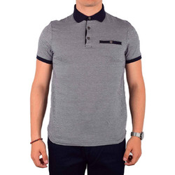 Ted Baker Ανδρική Μπλούζα Polo Κοντομάνικη Γκρι TS7M/GB05/MORROW
