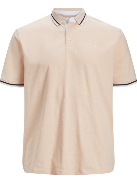 Jack & Jones Ανδρική Μπλούζα Polo Κοντομάνικη Nude 12143859