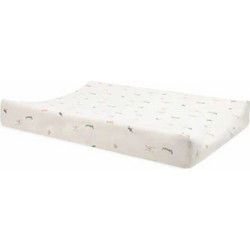 Jollein Jungle Jambo Κάλυμμα Αλλαξιέρας Μωρού 70x50cm Λευκό