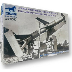 Βronco German Rheinmetall Rheintochter R-2 Anti-Aircraft Missiles & Launcher Συναρμολογούμενο Πλαστικό Μοντέλο Όπλου 1:35
