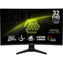 MSI MAG 32C6X VA Curved Gaming Monitor 32" 1920x1080 FHD 250Hz 1ms