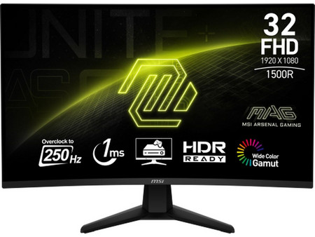 MSI MAG 32C6X VA Curved Gaming Monitor 32" 1920x1080 FHD 250Hz 1ms