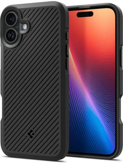 Spigen Core Armor Back Cover Matte Black (iPhone 16)