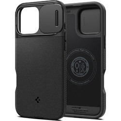 Spigen Optik Armor MagSafe Back Cover Black (iPhone 16 Pro)