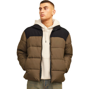 Jack & Jones Jjmoon Stand Collar Ανδρικό Μπουφάν Χειμωνιάτικο Puffer Καφέ 12256859 Jack & Jones Jjmoon Stand Collar Ανδρικό Μπουφάν Χειμωνιάτικο Puffer Καφέ 12256859