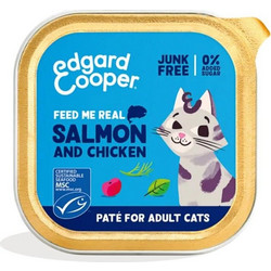 Edgard & Cooper Feed Me Real Adult with Salmon & Chicken 85gr