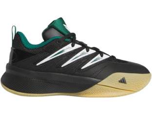 Adidas Dame Certified 3 Παιδικά Αθλητικά Παπούτσια για Μπάσκετ Μαύρα Χρυσά Πράσινα JI4993