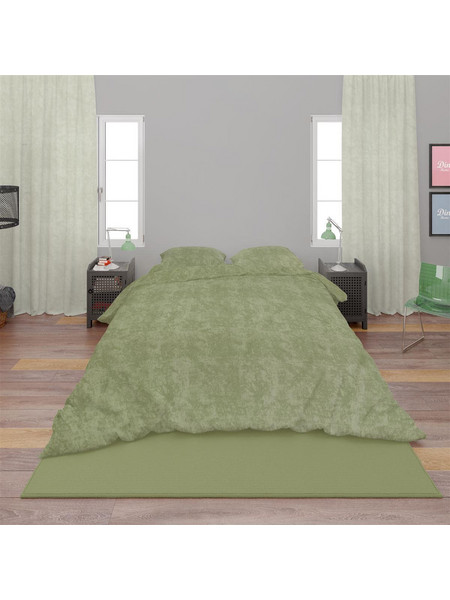 Dimcol Σετ Σεντόνια Υπέρδιπλα Βαμβακερά 220x240 Shadow 24 Lime Green