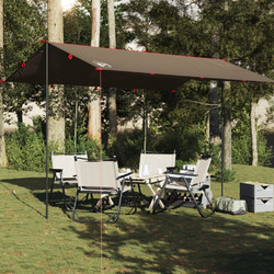 vidaXL Σκίαστρο Παραλίας Καφέ 406x306cm 4009598