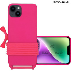 Sonique Carryhang Back Cover Fuchsia (iPhone 14 Plus)