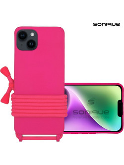 Sonique Carryhang Back Cover Fuchsia (iPhone 14 Plus)