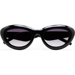 Kaleos JAY-005 Γυναικεία Γυαλιά Ηλίου Cat Eye Κοκάλινα Μαύρα με Μαύρο Φακό