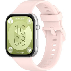 Buckle Λουράκι Σιλικόνης Pink (Huawei Watch Fit 3)