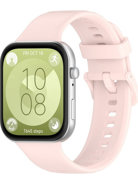 Buckle Λουράκι Σιλικόνης Pink (Huawei Watch Fit 3)