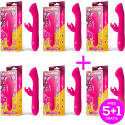 Goodies Cotton Δονητής Rabbit Μωβ 6τμχ