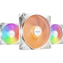 Be Quiet Light Wings LX High-Speed Case Fan 120mm ARGB με Σύνδεση 3-Pin 4-Pin PWM 3τμχ White