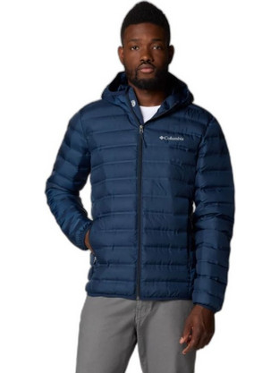 Columbia Lake 22 II Down Hooded Αθλητικό Ανδρικό Μπουφάν Χειμωνιάτικο Puffer Navy Μπλε 2086294-464