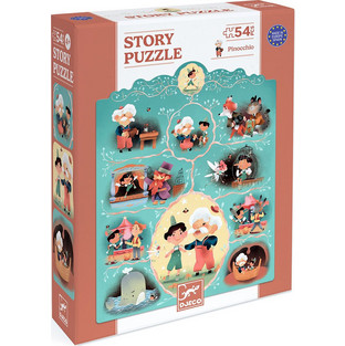 Παιδικό Puzzle Djeco Πινόκιο 54 Κομμάτια